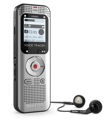 Picture of Philips VoiceTracer Aluminium, Black