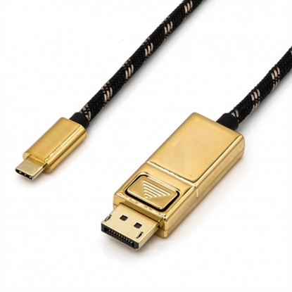 Picture of ROLINE GOLD Type C - DisplayPort Cable, M/M, 1 m