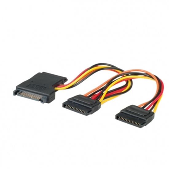 Picture of ROLINE Internal Y-Power Cable, SATA to 3x SATA