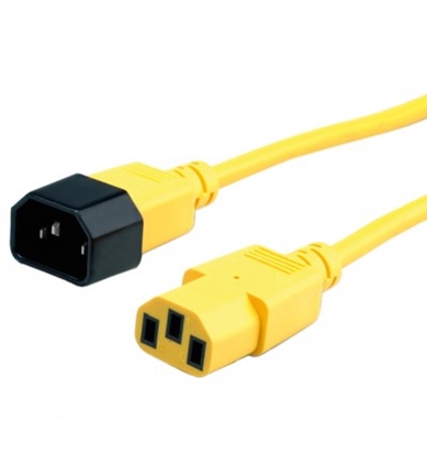 Attēls no ROLINE Monitor Power Cable, yellow 1.8 m
