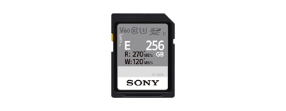 Attēls no Sony SDXC E series         256GB UHS-II Class 10 U3 V60