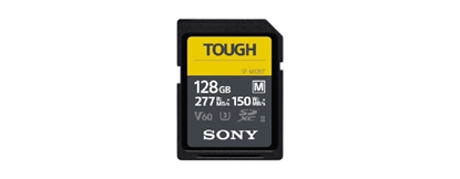 Attēls no Sony SDXC M Tough series   128GB UHS-II Class 10 U3 V60