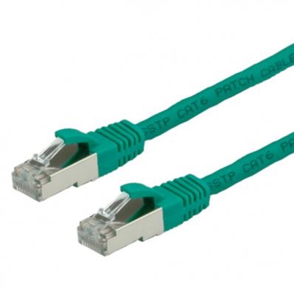 Picture of VALUE S/FTP Patch Cord Cat.6, halogen-free, green, 2m