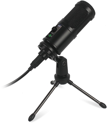 Picture of Omega microphone Varr Gaming Tube, black (45589)
