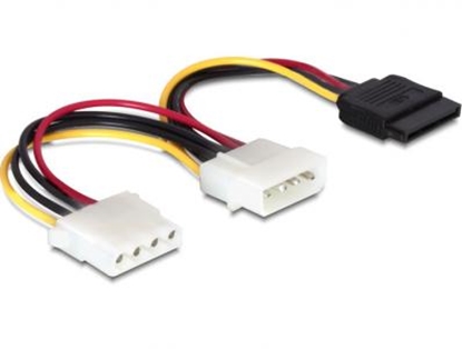 Изображение Delock Cable Power SATA HDD  2x 4pin malefemale