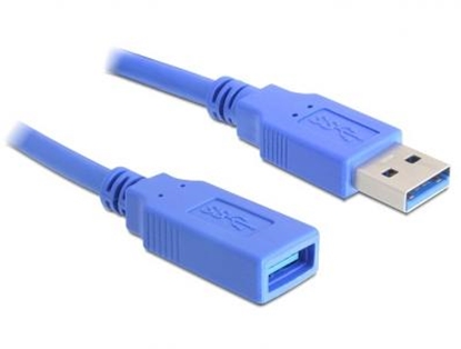 Attēls no Delock Cable USB 3.0-A Extension male-female  1m