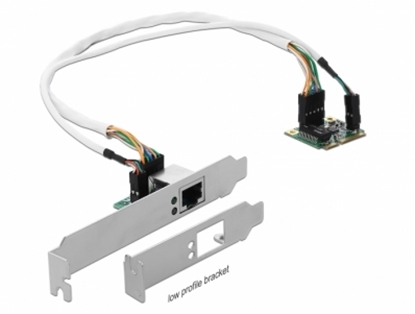 Picture of Delock Mini PCIe I/O PCIe half size 1 x Gigabit LAN Low Profile