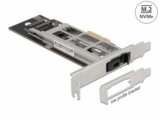 Picture of Delock Mobile Rack PCI Express Card for 1 x M.2 NMVe SSD - Low Profile Form Factor