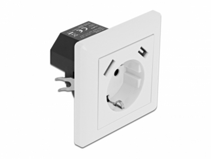 Изображение Delock Wall Socket with 2 x USB Type-A Charging Port 2.8 A