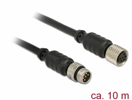 Picture of Navilock Extensions cable M8 male > M8 female waterproof 10 m for M8 GNSS receiver