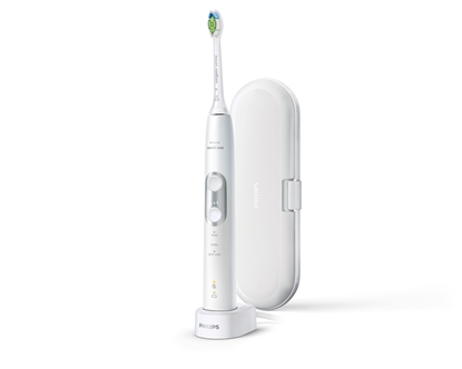 Изображение Philips Sonicare HX6877/28 electric toothbrush Adult Sonic toothbrush Silver, White