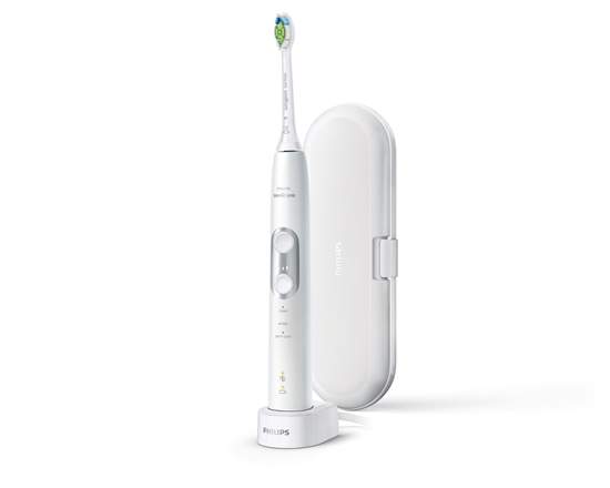 Изображение Philips Sonicare HX6877/28 electric toothbrush Adult Sonic toothbrush Silver, White