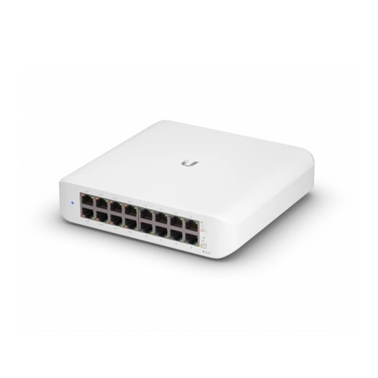 Picture of Switch|UBIQUITI|USW-LITE-16-POE|Type L2|16x10Base-T / 100Base-TX / 1000Base-T|PoE+ ports 8|45 Watts|USW-LITE-16-POE
