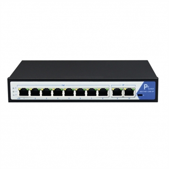 Изображение VALUE PoE Switch, Gigabit Ethernet, 8+2 Ports