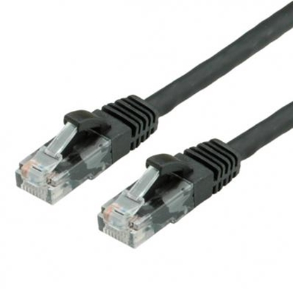 Изображение VALUE UTP Cable Cat.6, halogen-free, black, 0.5 m
