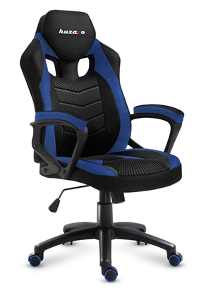Attēls no Huzaro FORCE 2.5 BLUE MESH Gaming armchair Mesh seat Black, Blue