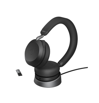 Изображение Jabra 27599-999-989 austiņas un brīvroku komplekts Bezvadu Birojs / zvanu centrs Bluetooth Uzlādes statīvs Melns