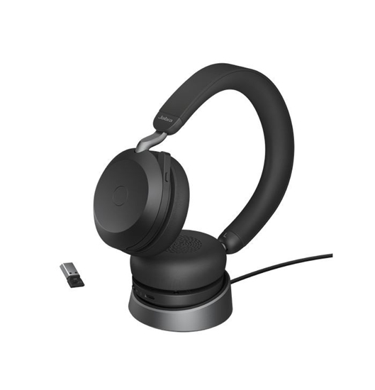 Изображение Jabra 27599-999-989 austiņas un brīvroku komplekts Bezvadu Birojs / zvanu centrs Bluetooth Uzlādes statīvs Melns