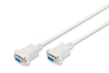 Picture of Kabel połączeniowy RS232 null-modem Typ DSUB9/DSUB9 Ż/Ż 1,8m Szary 