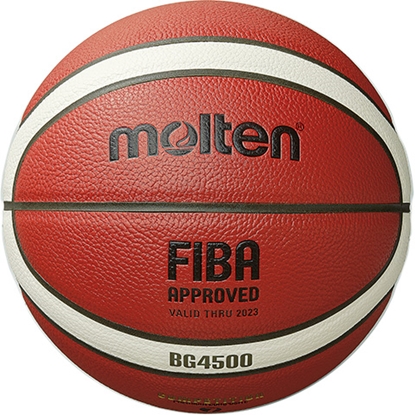 Pilt Basketbola bumba TOP sacensības MOLTEN B7G4500X FIBA, sint. ādas izmērs 7
