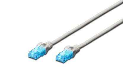 Picture of Patch cord kat.5e UTP, CU, AWG 26/7 1m Szary 