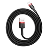 Изображение Lightning USB Cable Baseus Cafule 1.5A 2m (black & red)