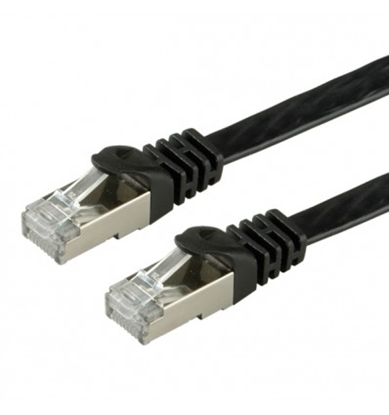 Picture of VALUE FTP Patch Cord, Cat.6, black, 1.5 m, extra-flat