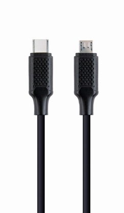 Attēls no Gembird USB Type-C Male - Micro USB Male 1.5m Black