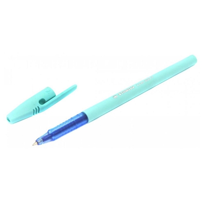 Изображение Pildspalva lodīšu Stabilo tirkīzaļa 0.38mm zila