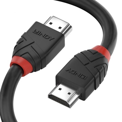 Attēls no Lindy 2m High Speed HDMI Cable, Black Line