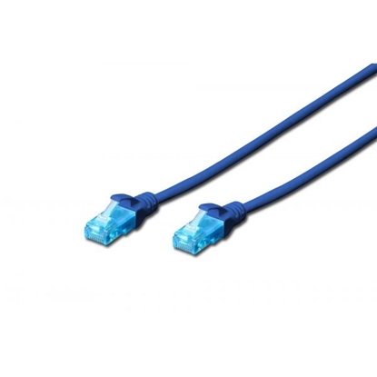 Изображение Patch cord U/UTP kat.5e PVC 3m Niebieski 