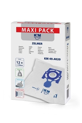 Picture of K&M Vacuum cleaner bag ZELMER (12pcs)
