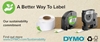 Picture of 1x3 Dymo Embossing Labels 9mm black