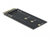 Picture of Delock SATA 22 pin male to M.2 Key B slot Adapter