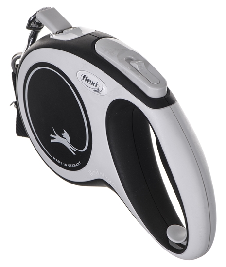 Picture of Flexi New Comfort M Tape 5 m Black Dog Retractable lead