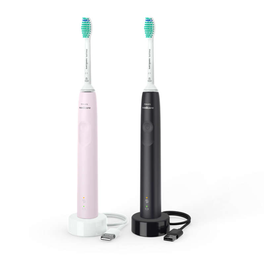 Изображение Philips 3100 series Sonic electric toothbrush HX3675/15, 14 days battery life