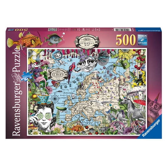 Изображение Puzle 500 European Map