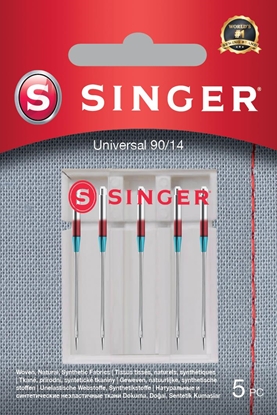 Picture of Singer Universal Needle for Woven Fabrics 90/14 5PK