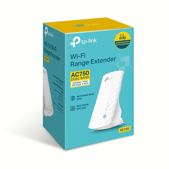 Picture of TP-Link RE190 network extender Network repeater White