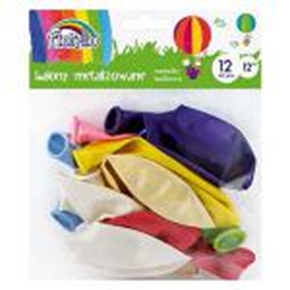Picture of Gaisa baloni asorti metalic D=30cm 12collas 12 gab
