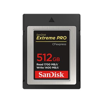 Picture of SanDisk CF Express Type 2  512GB Extreme Pro     SDCFE-512G-GN4NN