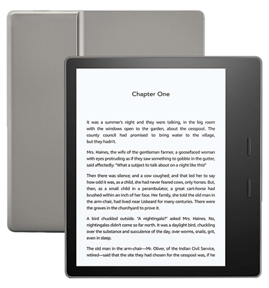 Attēls no Amazon Oasis e-book reader 8 GB Wi-Fi Graphite