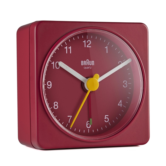 Picture of Braun BC 02 R quartz alarm clock red