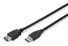 Picture of DIGITUS USB -3.0-Verlängerungskabel, 3m, schwarz