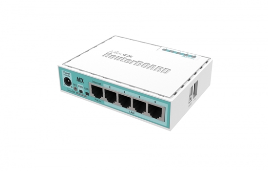 Picture of NET ROUTER 10/100/1000M 5PORT/HEX RB750GR3 MIKROTIK