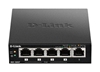 Изображение D-Link DGS-1005P Unmanaged L2 Gigabit Ethernet (10/100/1000) Power over Ethernet (PoE) Black