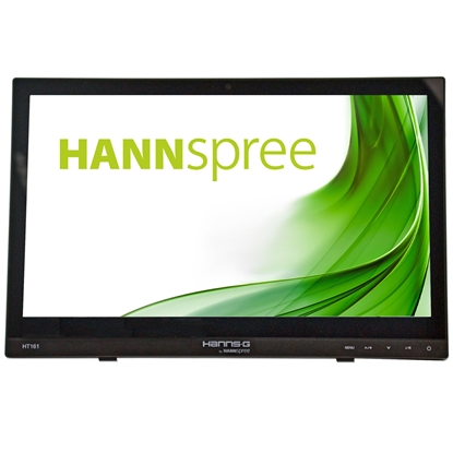 Attēls no Hannspree HT161HNB computer monitor 39.6 cm (15.6") 1366 x 768 pixels HD LED Touchscreen Tabletop Black
