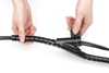 Изображение DIGITUS Flexibler Kabelspiralschlauch mit Einzugshilfe 5m