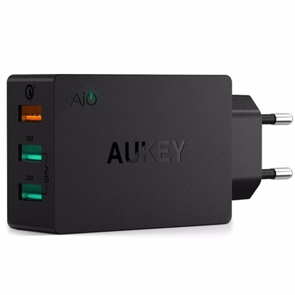 Picture of AUKEY PA-T14 mobile device charger Black Indoor