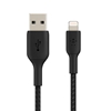 Изображение Belkin Lightning to USB-A Cable 3m, braided, mfi cert, black